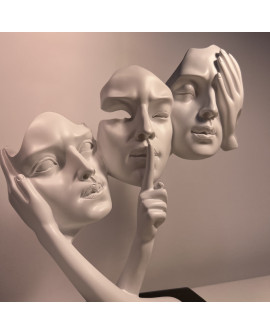 Escultura faces